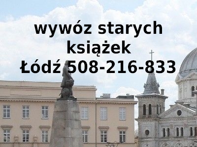 wywóz starych książek Łódź